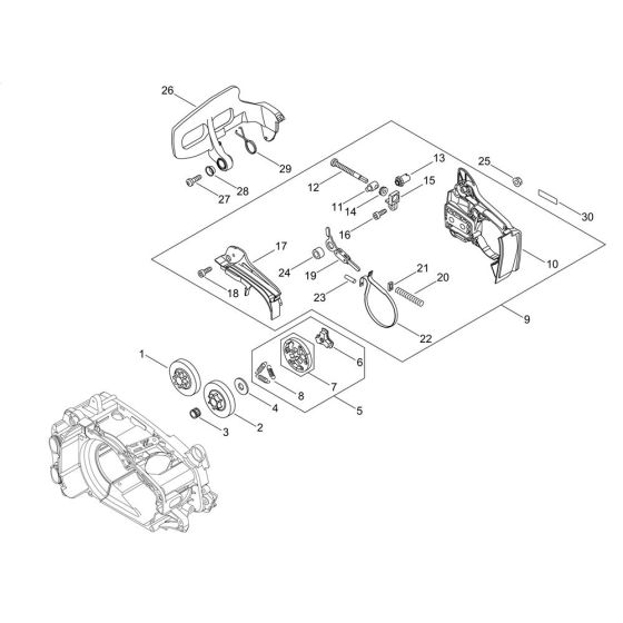 Chain Brake for Shindaiwa 362TS Chainsaw