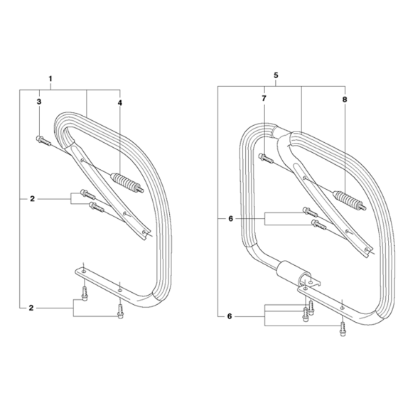 Handle Assembly For Husqvarna 365 Chainsaw 