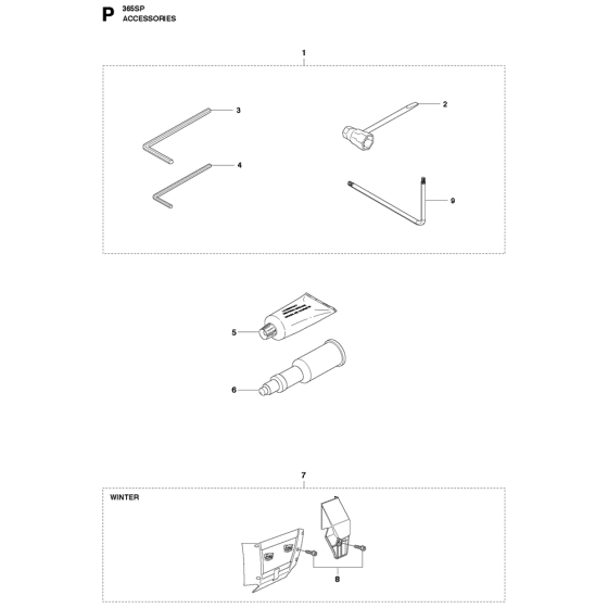 Accessories For Husqvarna 365 Chainsaw 