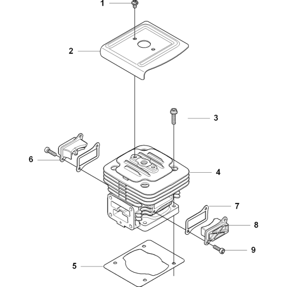 Cylinder Assembly for Husqvarna 380BFS Leaf Blower