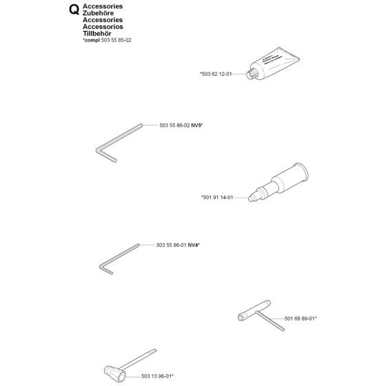 Accessories For Husqvarna 385  Chainsaw 