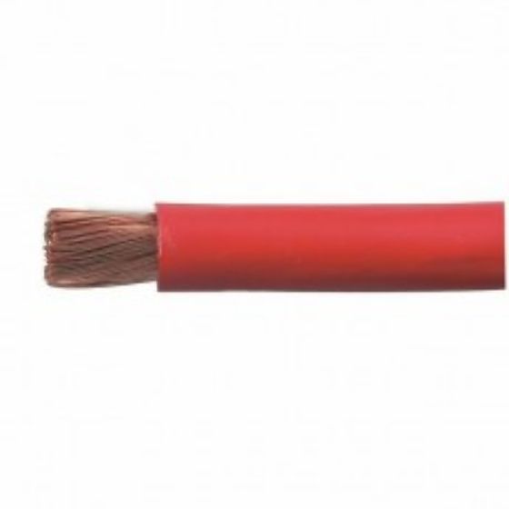 40mm Red Copper Core PVC Starter Cable - 25 Metres 