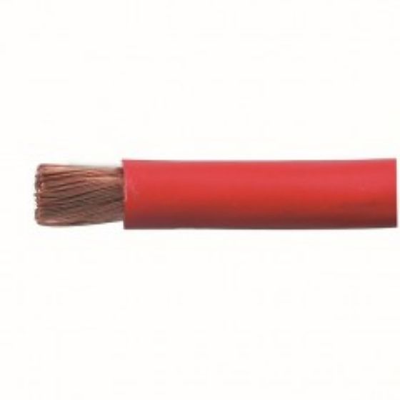 Red Copper Core Flexible PVC Starter Cable - 60mm x 30m - 3-983-15