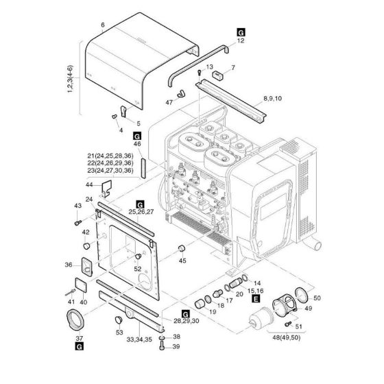 Capsule C/K Assembly for Hatz 3L40 Diesel Engine