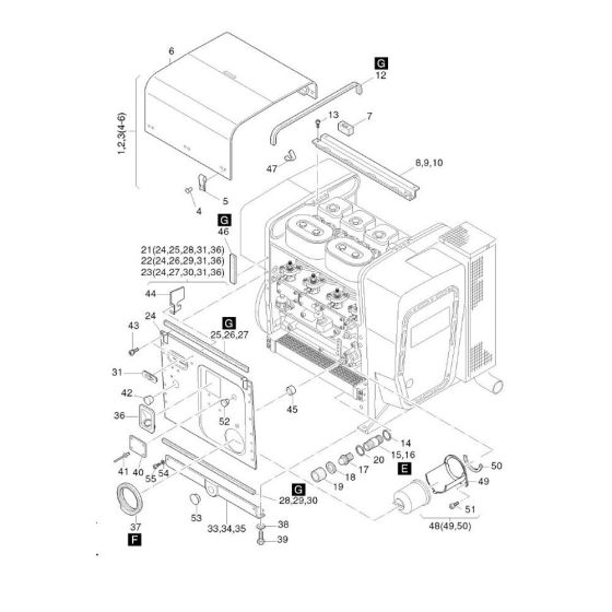 Capsule C/K - 1 Assembly for Hatz 3L41C Diesel Engines