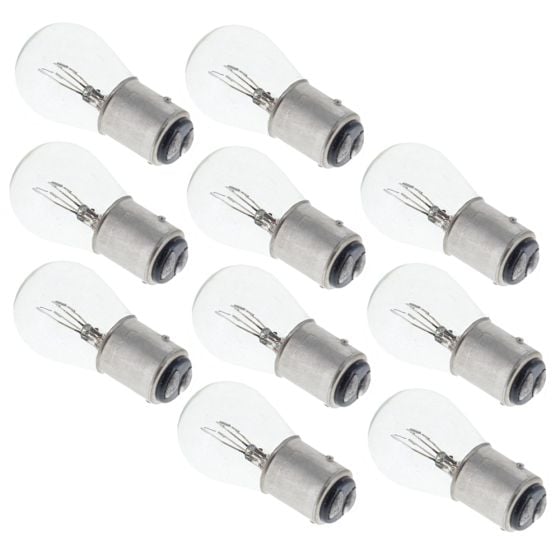 12v 21/5w Stop/Tail Fog Side/Flasher Bulb - Pack of 10 