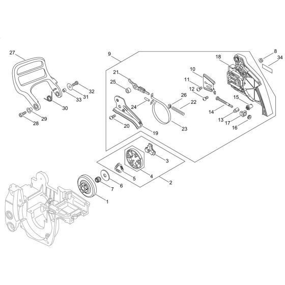 Chain Brake for Shindaiwa 402S Chainsaw