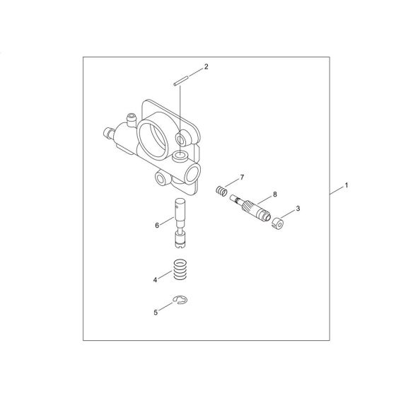 Oiler for Shindaiwa 402S Chainsaw