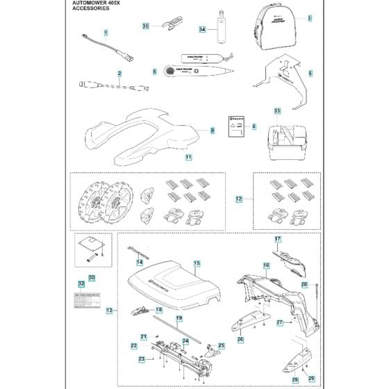 Accessories for Husqvarna Automower 405X