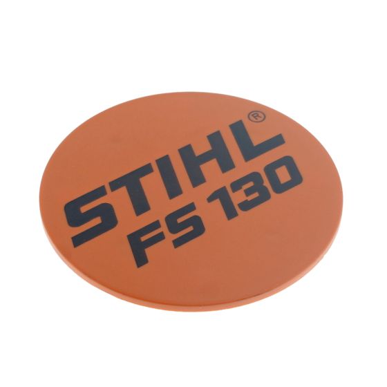 Model Name Plate for Stihl FS130 Brushcutters - OEM No. 4180 967 1519