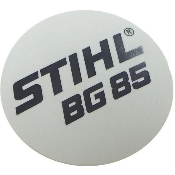 Model Plate for Stihl BG85 - 4229 967 1502