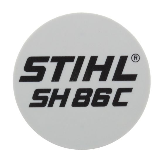 Model Plate for Stihl SH86C Vacuum Shredders - 4241 967 1523