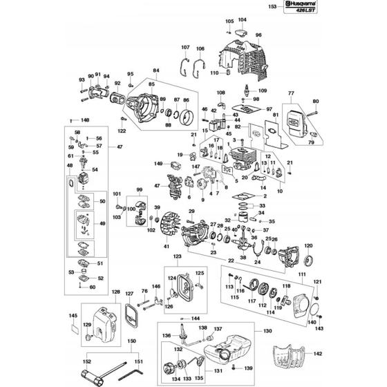 Engnie for Husqvarna 426 LST Trimmer/ Edgers