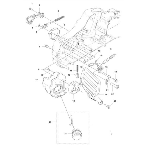 Chain Brake Assembly for Husqvarna 435i Chainsaw