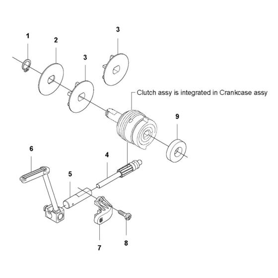 Clutch Assembly for Husqvarna 436Li Chainsaw