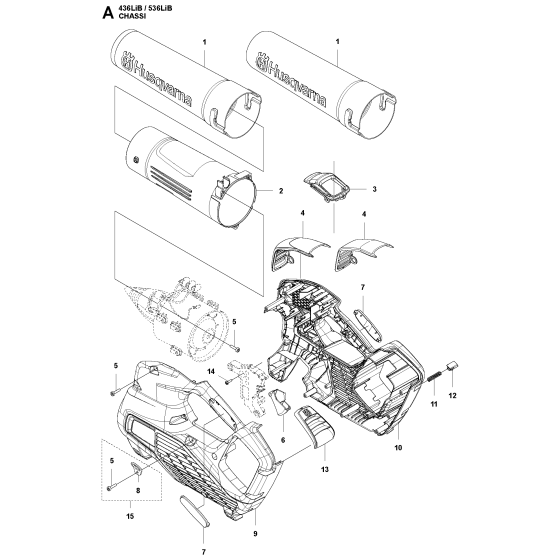 Tube Assembly for Husqvarna 436LIB Leaf Blower