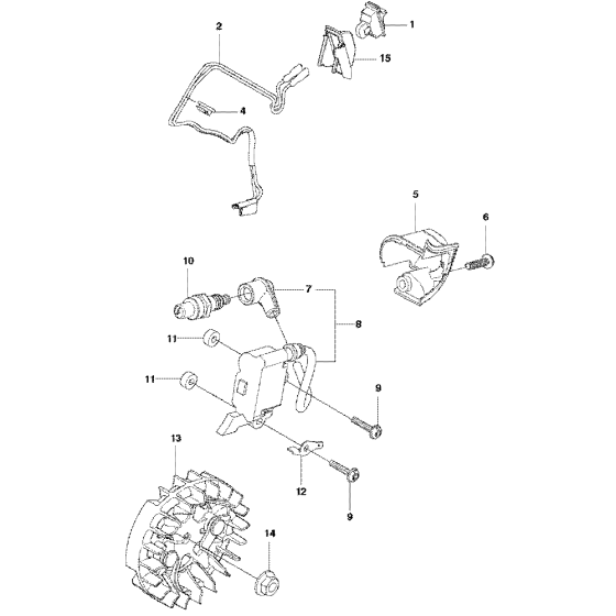 Ignition System Assembly For Husqvarna 439 Chainsaw