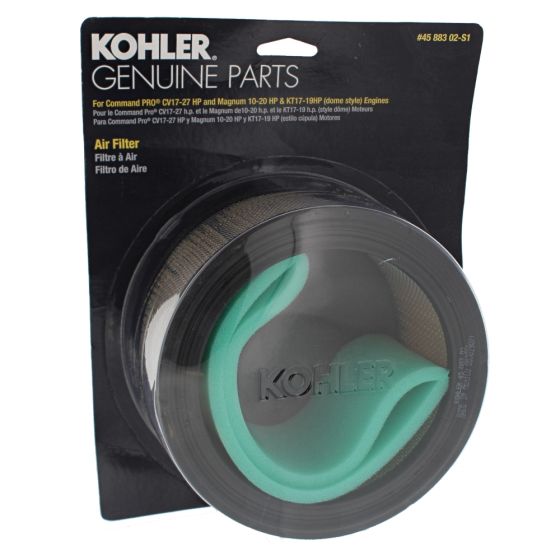 Air Filter and Pre-Filter Kit for Kohler Command Pro CV17 - CV27 HP Engines - OEM No. 45 883 02-S1