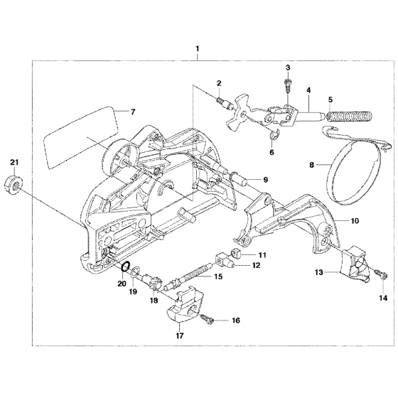 Clutch Cover Assembly For Husqvarna 461 Chainsaw