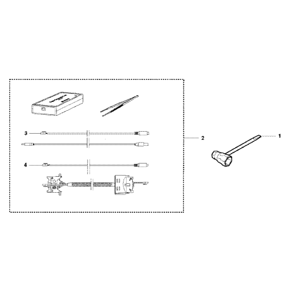 Accessories Assembly For Husqvarna 465 Rancherii Chainsaw