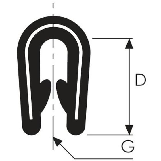 5m - Edge Protecting Trim Heavy Duty