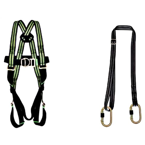 Fall Arrest Safety Harness 2 Point Restraint Kit