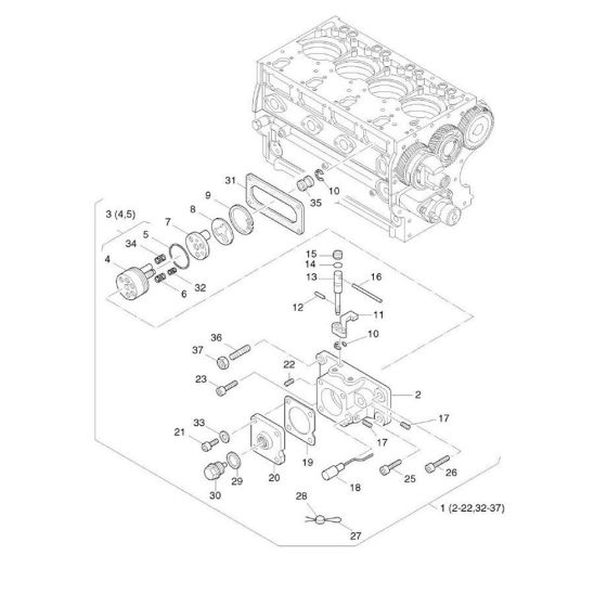 Extra Fuel Device Assembly for Hatz 4L40 Diesel Engine