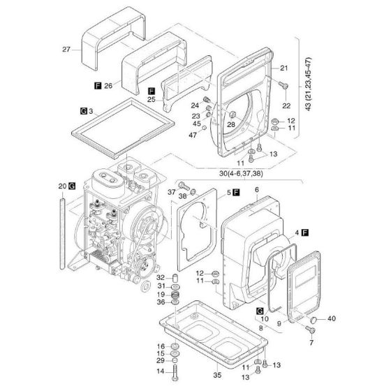 Capsule-C Assembly for Hatz 4L42C Diesel Engines