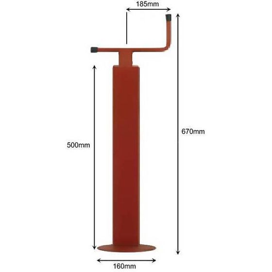 Telescopic Parking Jacks, Heavy Gauge Steel Construction (1000kg)