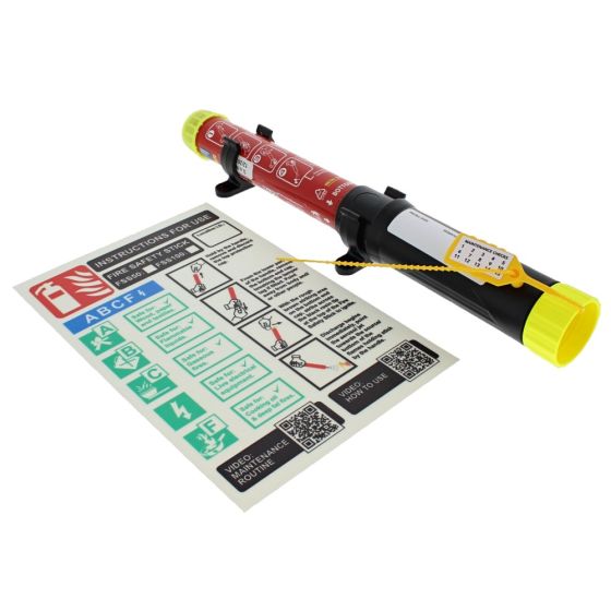 Fire Safety Stick Starter Kit with Vinyl Board - 100 Seconds