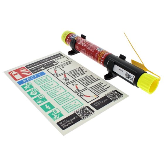 Fire Safety Stick Starter Kit with Vinyl Board - 50 Seconds