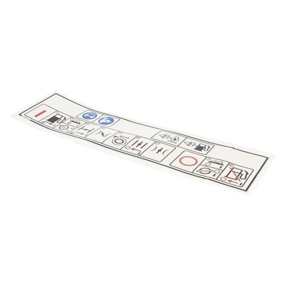 Label for Wacker VP1135A Plate Compactors - 5100018423