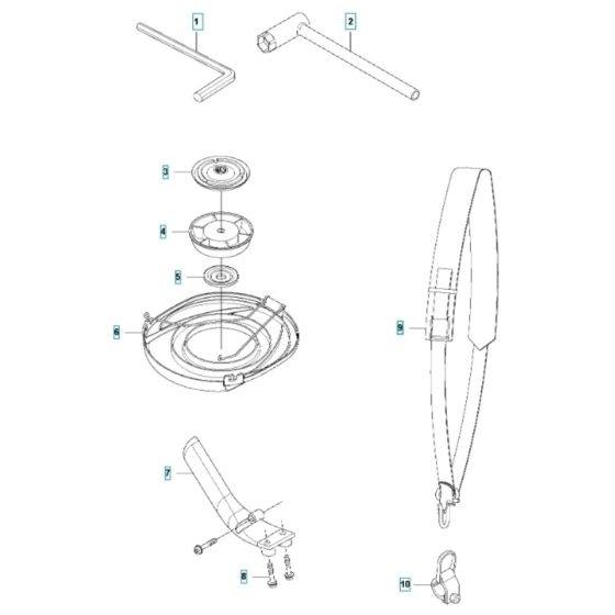 Attachments for Husqvarna 520iLX Battery Trimmer