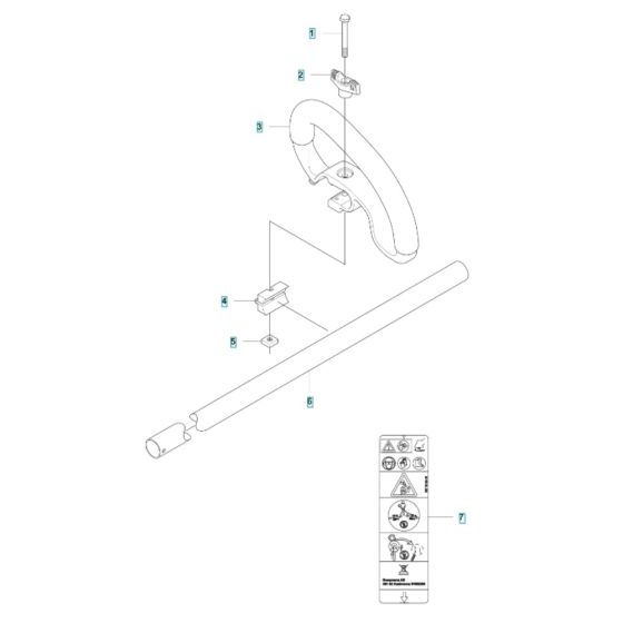 Tube for Husqvarna 520iLX Battery Trimmer