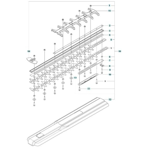 Cutting Equipment for Husqvarna 522iHD60 Battery Hedge Trimmer