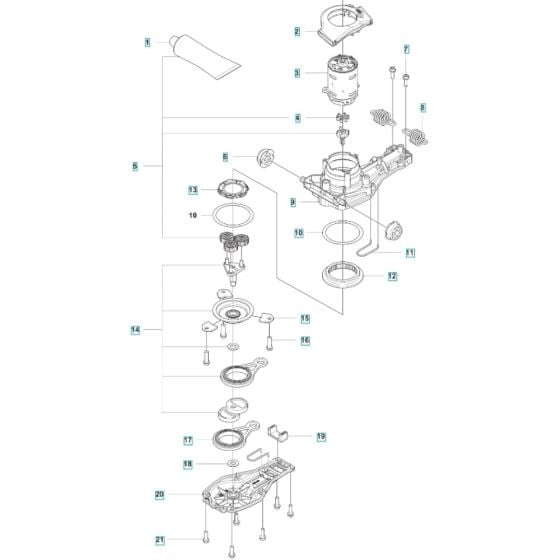 Gears for Husqvarna 522iHD60 Battery Hedge Trimmer