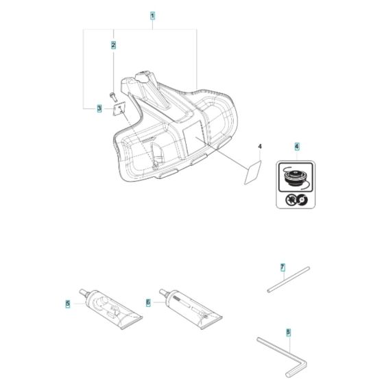 Accessories for Husqvarna 525iLK Battery Trimmer