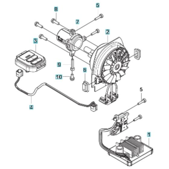 Electrical for Husqvarna 525iLK Battery Trimmer