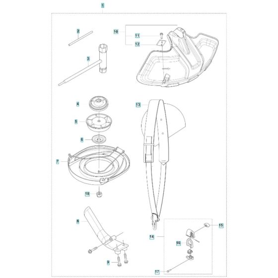 Attachments for Husqvarna 525iLXT Battery Trimmer