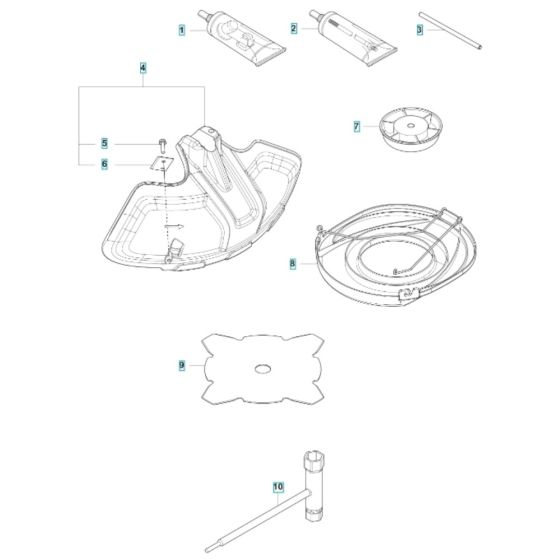 Accessories for Husqvarna 525iRXT Battery Brushcutter