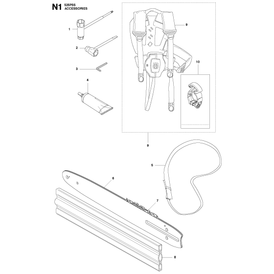 Accessories for Husqvarna 525P5S Pole Pruners