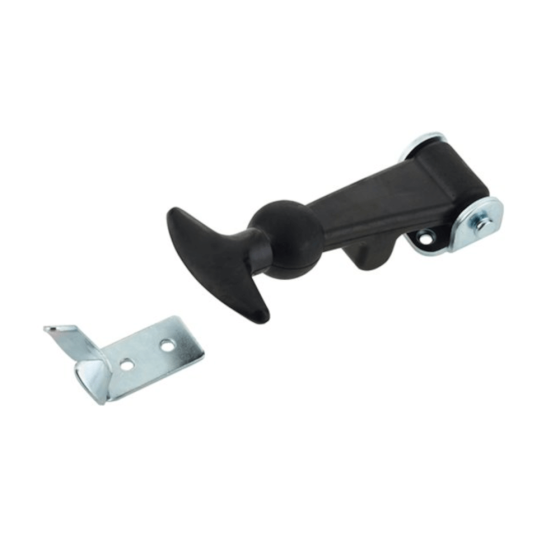 4.1/2" Rubber Bonnet Fastener /w Hook