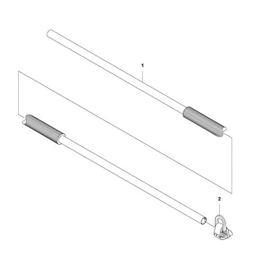 Tube Assembly for Husqvarna 530iP4 Pole Pruners