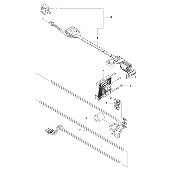 Electrical Assembly for Husqvarna 530iPX Pole Pruners