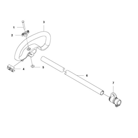 Tube Assembly for Husqvarna 530iPX Pole Pruners