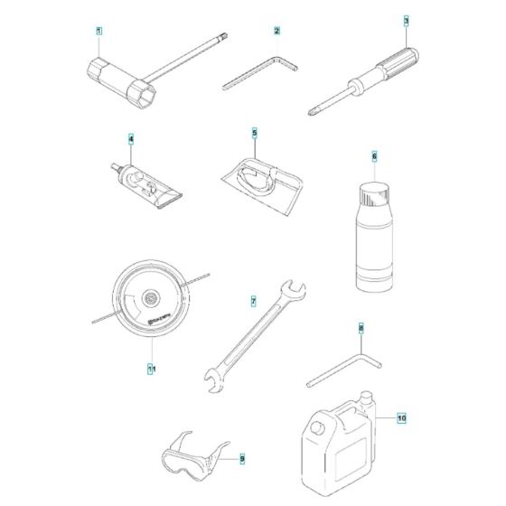 Accessories for Husqvarna 531RB Brushcutter