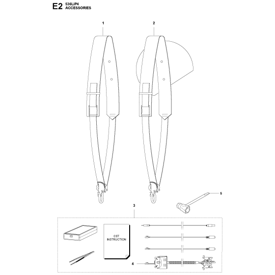 Accessories for Husqvarna 536LIP4 Pole Pruners