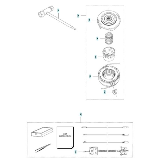 Accessories for Husqvarna 536LiR Battery Brushcutter