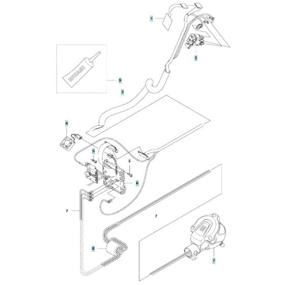 Electrical for Husqvarna 536LiR Battery Brushcutter