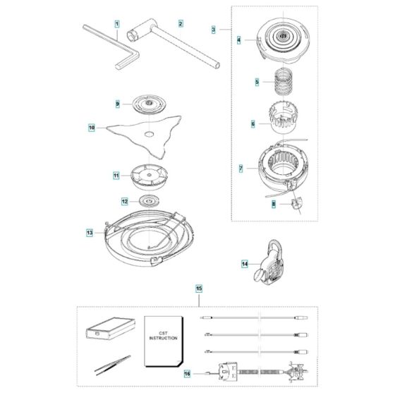 Accessories for Husqvarna 536LiRX Battery Brushcutter